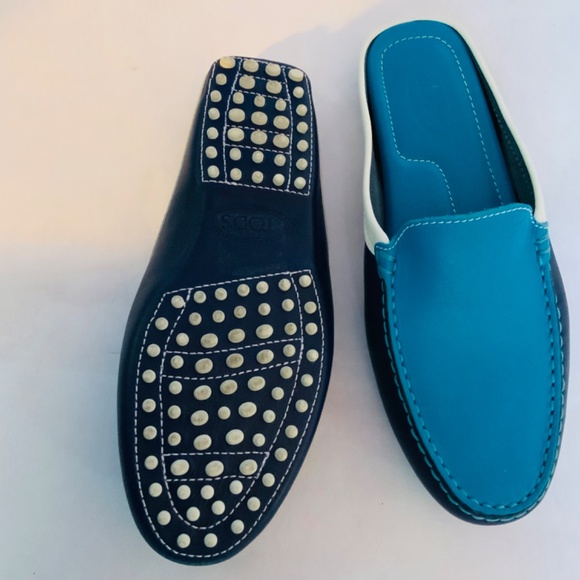 TOD’S Colorblock Driving Loafer/mules - Picture 7 of 7